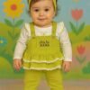 Baby girl 3pc party wear frock (1-to-4years)