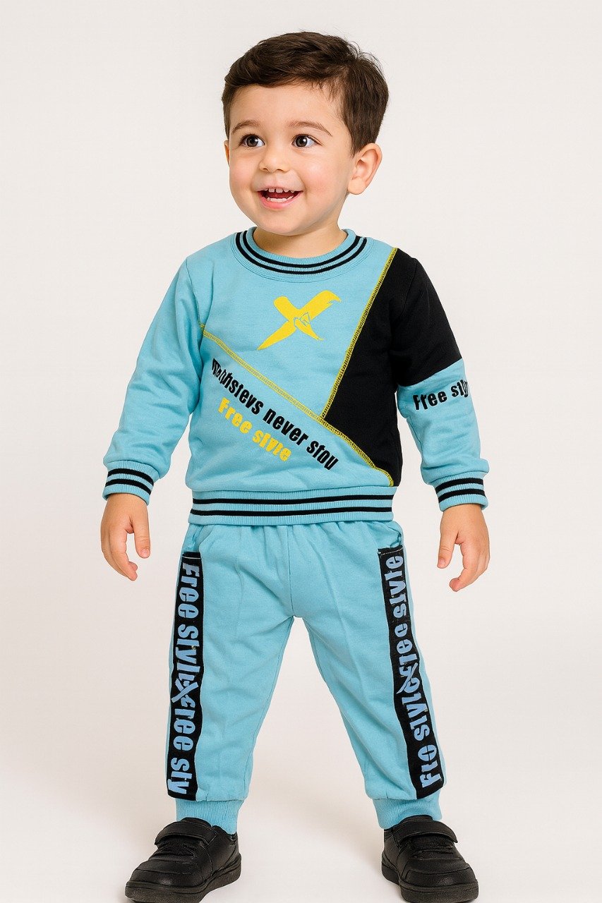Boys Free style Printed tracksuit (1-to-4years) - Image 2