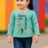 Girls Pant Shirt with printed shirt (1-to-4years)