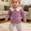 Kids Embroidered sweater dress (3months-to-9months)