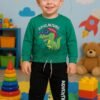 Kids Full sleeves Adventure print  tracksuit (3months-to-4years)