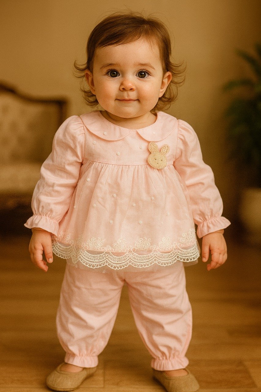 Baby girl net frock (3months-to-4years) - Image 2