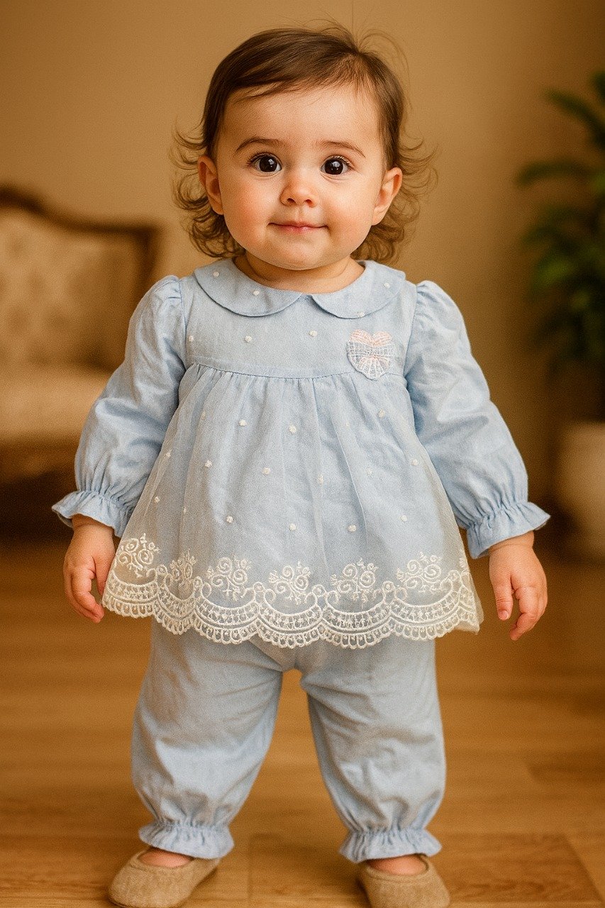 Baby girl net frock (3months-to-4years)