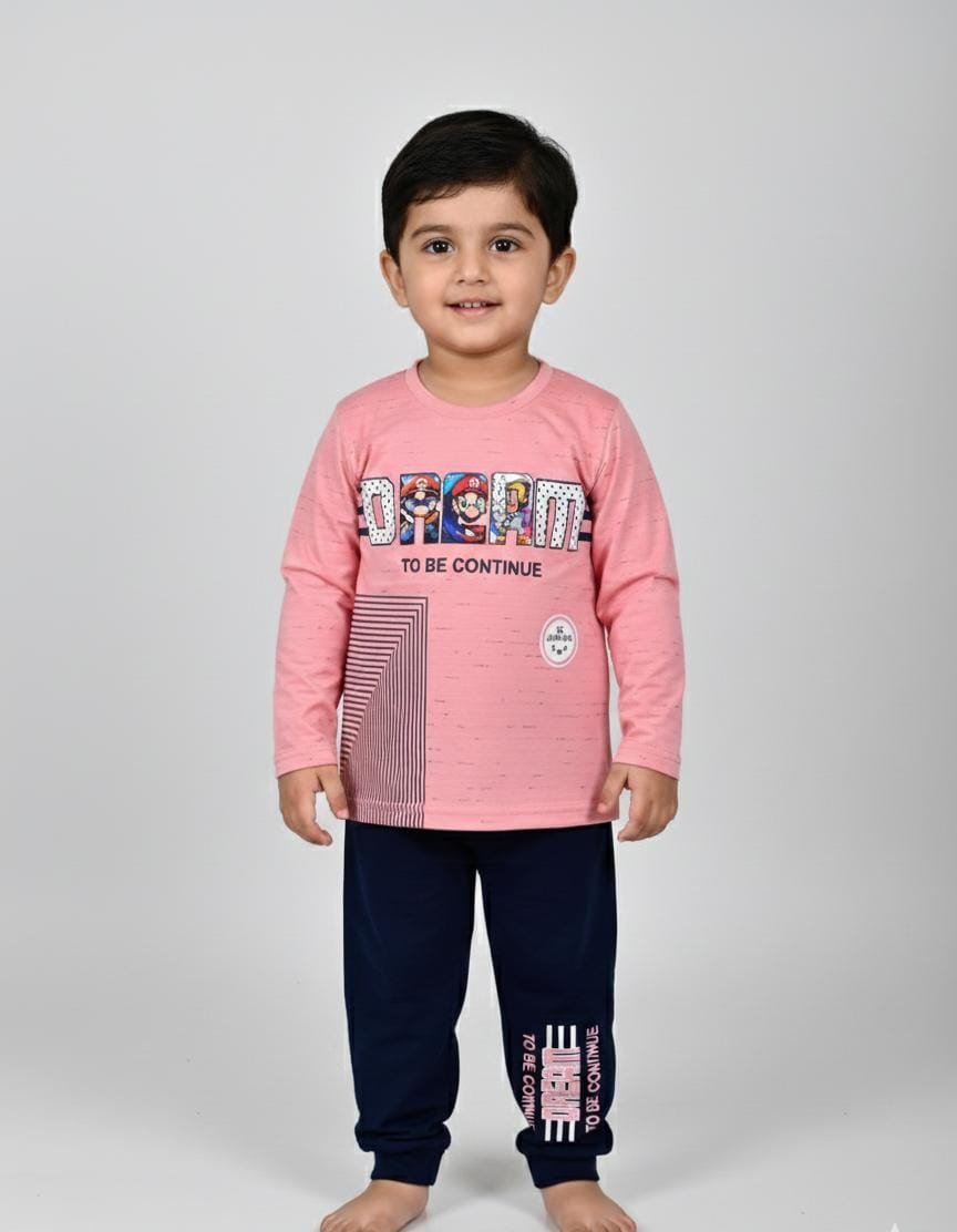 Boys dream printed dress (1-to-4years)