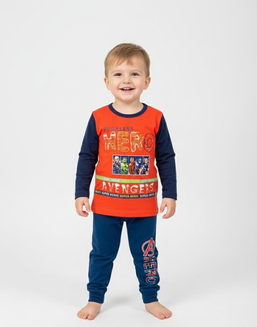 Boys avengers print dress (1-to-4years)