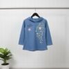 Printed magic stars hooded shirt