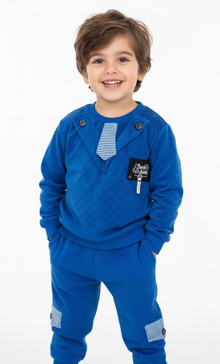 Velvet coat neck sweatshirt dress - Image 3