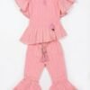 Girls 2-Piece Peplum Top with Ruffle Bell Bottom (3-to-5 year)