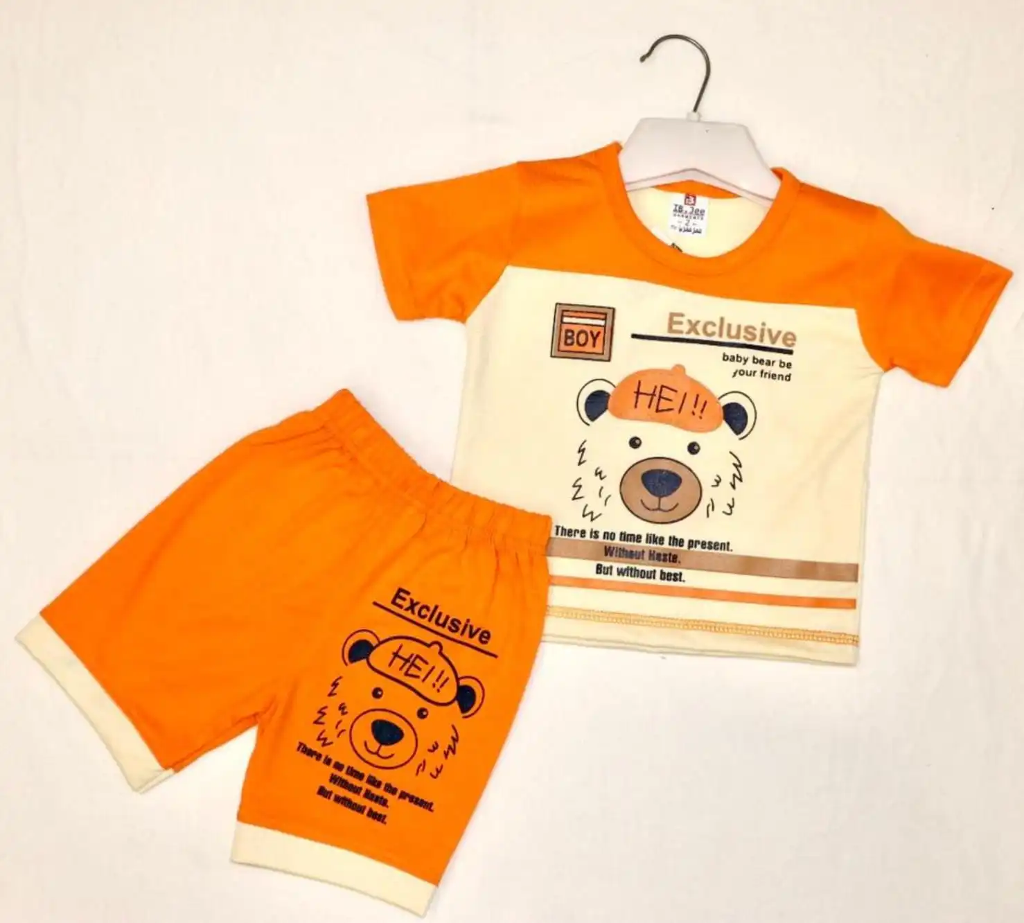 Exclusive Bear Print Summer Shorts Set (6-to-18 months) - Image 3