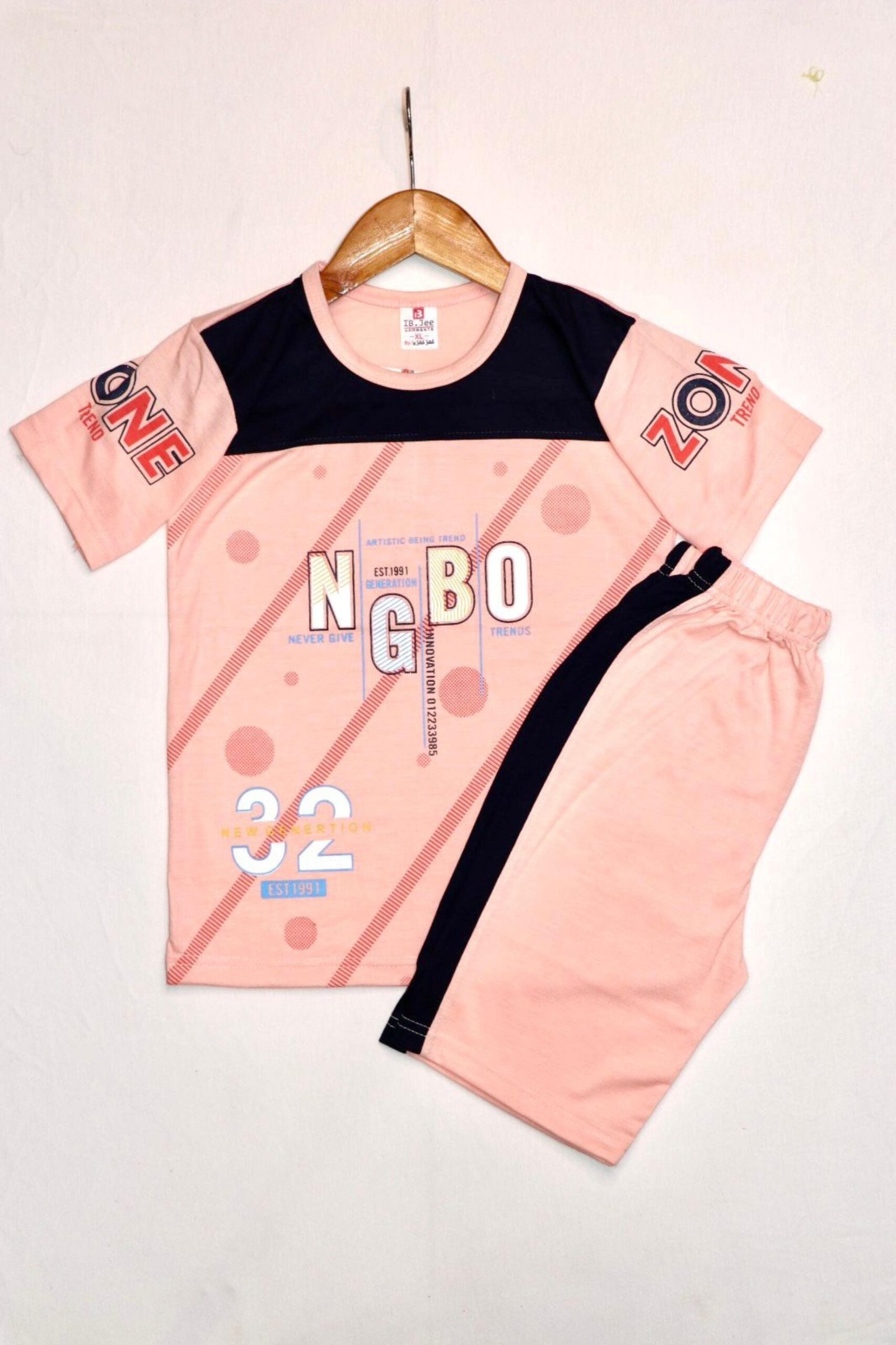 Printed Summer Shorts Set (2-to6years) - Image 2